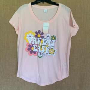 Kiwi & punch Tshirt Medium Pink